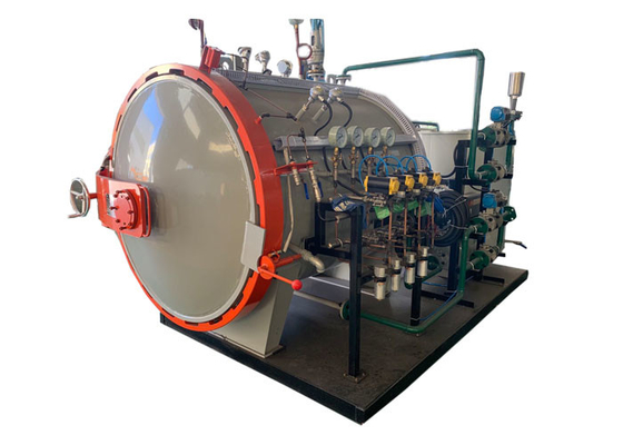Autoclave de processus de traitement en caoutchouc de refroidissement à l'air avec le contrôle de PLC et l'isolation de mousse