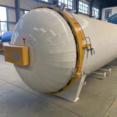 Pression de libération à l'intérieur du réservoir mine rouleau vulcanisation réservoir caoutchouc athlétisme piste vulcanisation autoclave