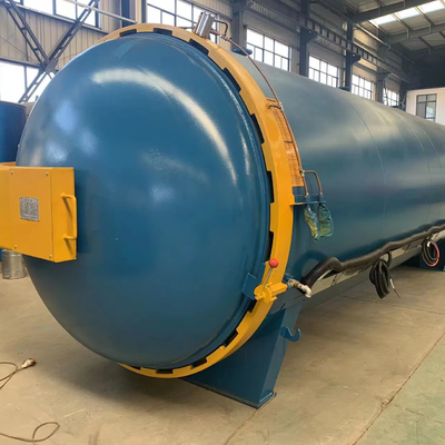 Pression de libération à l'intérieur du réservoir mine rouleau vulcanisation réservoir caoutchouc athlétisme piste vulcanisation autoclave
