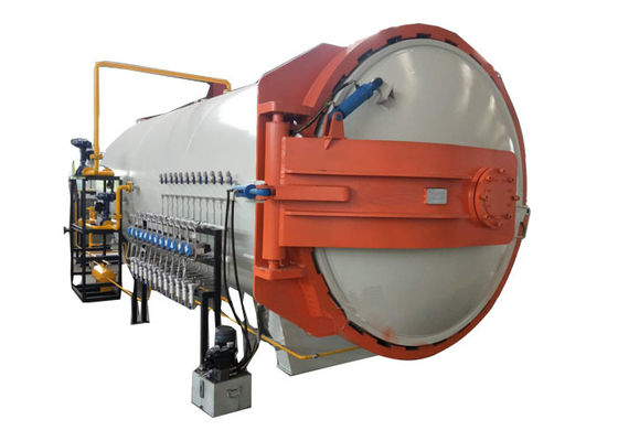 Réacteur à haute pression en résine à alimentation directe d'usine, moulage de résine phénolique, autoclave composite de durcissement