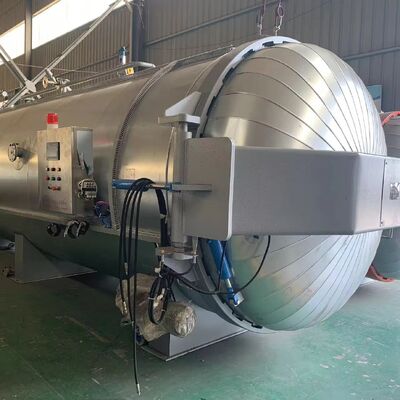 Autoclave entièrement automatique pour le durcissement des composites en fibre de carbone pour la rénovation du caoutchouc sous vide
