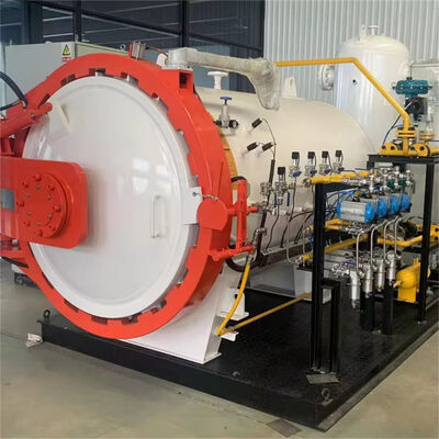 Autoclave industriel approuvé ISO 9001 NADCAP utilisé dans les composants de défense Composite fiable anti-fatigue haute pression