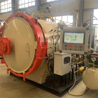 Autoclave à économie d'énergie à double paroi en acier inoxydable certifié ISO CE utilisé pour la récupération de chaleur des déchets de masse composite, faible consommation