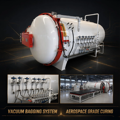 Autoclave à vapeur industriel à fonctionnement continu approuvé ASME de 2,5 x 8,0 m pour la vulcanisation de produits en caoutchouc à bande transporteuse