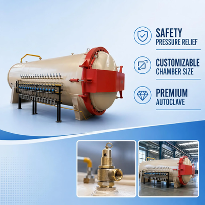 Mini autoclave de laboratoire à structure compacte certifié CE de 0,6 x 1,2 m pour la recherche sur le traitement des échantillons de matériaux