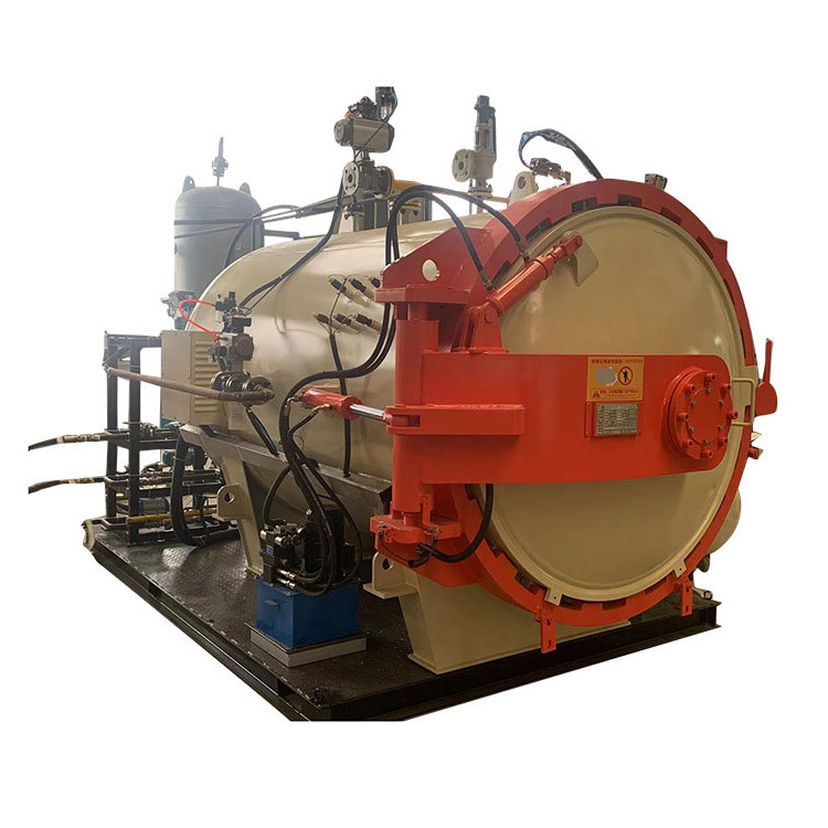 0.8MPa 600mm Diamètre écran tactile contrôle PLC Autoclave composite industriel de petite taille pour laboratoire