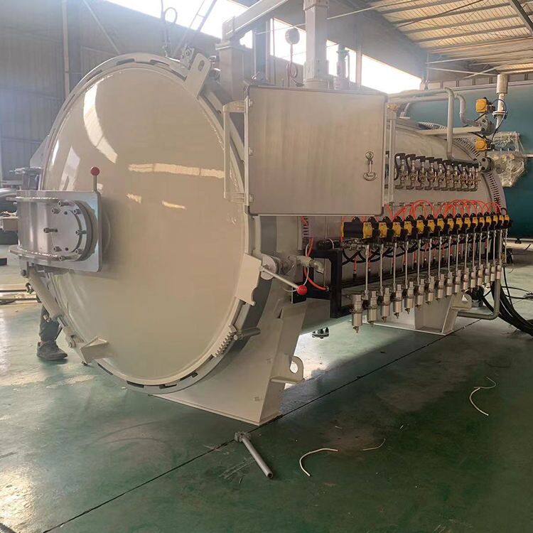 Opération simple Entretien Autoclaves de durcissement à haute température Moteur pour la production Produit composite Produits sportifs inoxydable