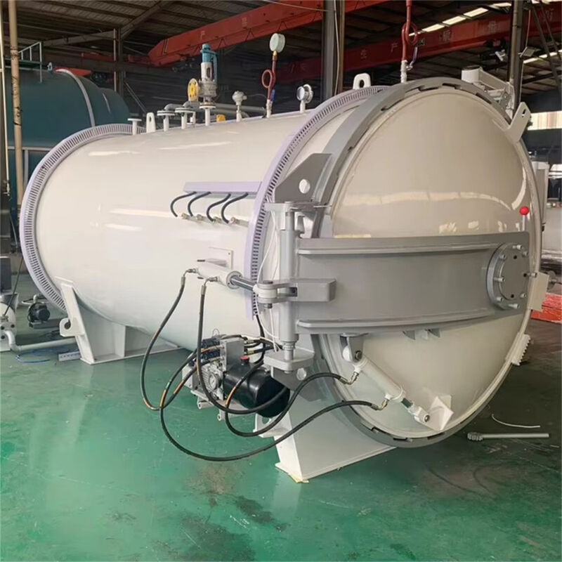 Autoclave industriel à double paroi en acier inoxydable homologué ISO CE Structures satellites utilisées Zéro défaut Basse pression