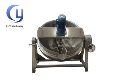 bouilloire revêtue de vapeur industrielle de 100L 200L 300L, bouilloires à cuire industrielles