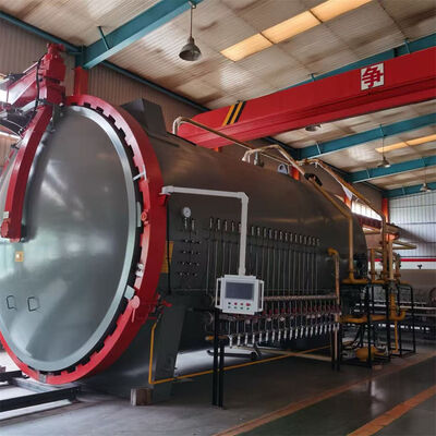 Autoclave horizontal homologué par la CE pour les articles de sport, matériau de formation à chauffage rapide, faible consommation d'énergie