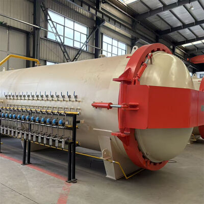 Autoclave industriel de presse chaude certifié CE pour le durcissement de plaques de Fiber de carbone, contrôle entièrement automatique résistant à haute pression