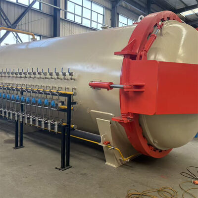 Autoclave de haute précision certifiée CE appliquée dans le traitement des matériaux photovoltaïques