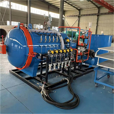 Système de durcissement par autoclave composite à haute pression Contrôle automatique de la température pour le pré-preg en fibre de carbone dans l'aérospatiale