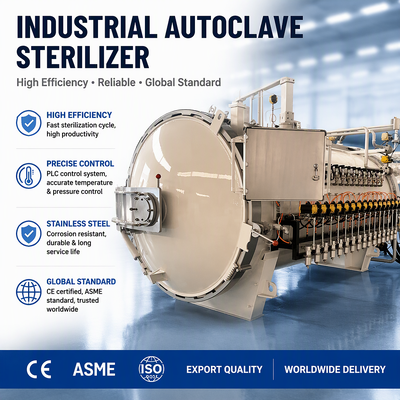 Autoclave composite pour le durcissement de la fibre de carbone Autoclave préimprégné pour l'énergie éolienne Traitement des stratifiés de matériaux composites