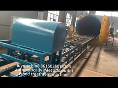 Installation professionnelle de traitement du bois en autoclave avec double verrouillage de sécurité